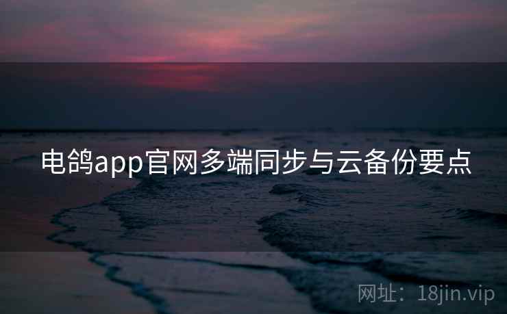 电鸽app官网多端同步与云备份要点  第1张