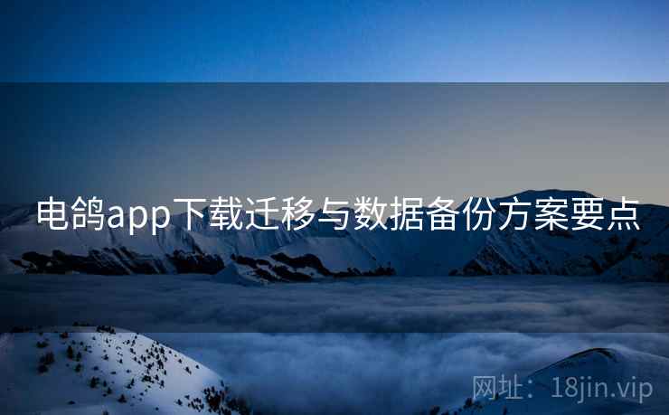 电鸽app下载迁移与数据备份方案要点  第1张
