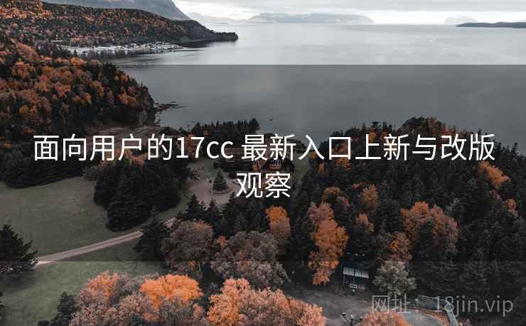 面向用户的17cc 最新入口上新与改版观察  第2张